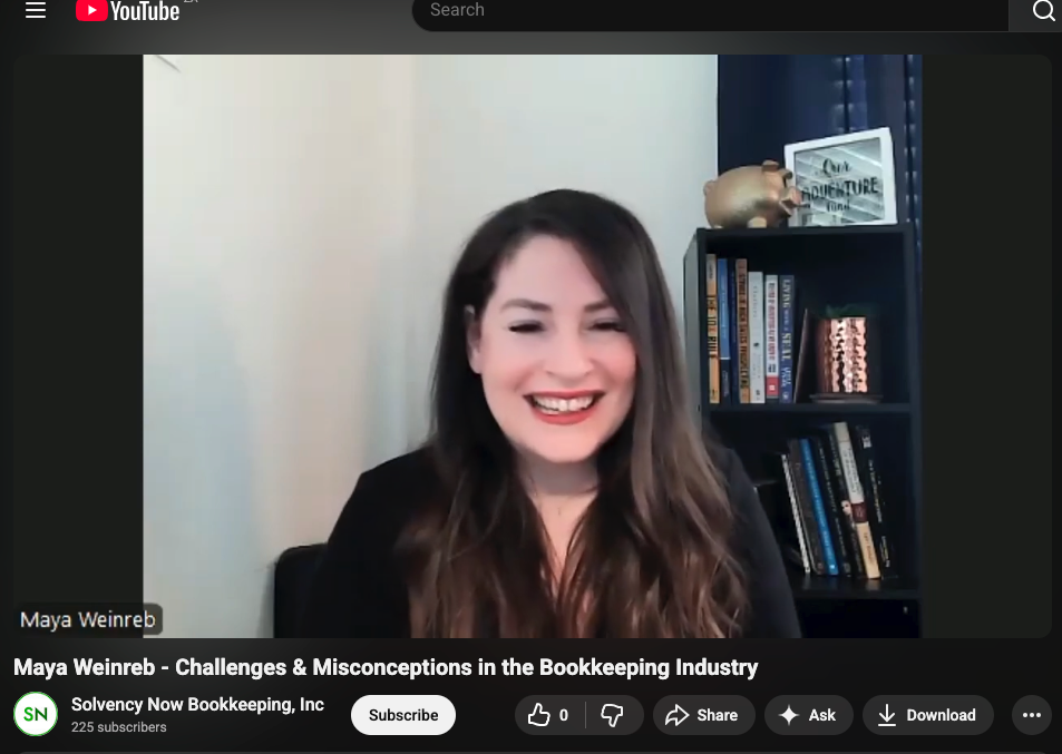 Podcast time!    Challenges & Misconceptions in the Bookkeeping Industry